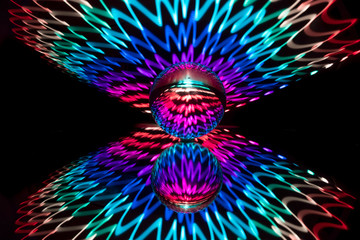 Glass Ball Light Painting