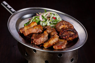 Grilled meat bbq