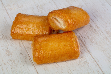 Delicious puff pastry