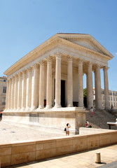 Ville de Nîmes, la Maison Carrée, Nîmes, Gard, France