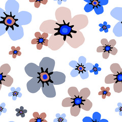 Simple floral pattern