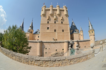 Alcázar fortress in Segovia, Spain