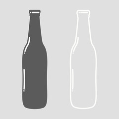Beer bottle empty