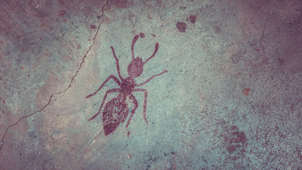 Ant On Floor