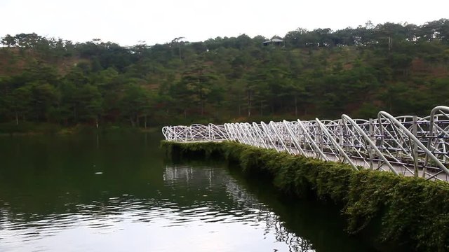 bridge over the lake