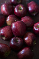 Red fresh apples 