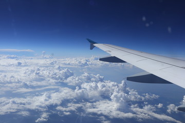 Ausblick vom Flugzeug