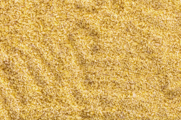 texture of raw cereal bulgur
