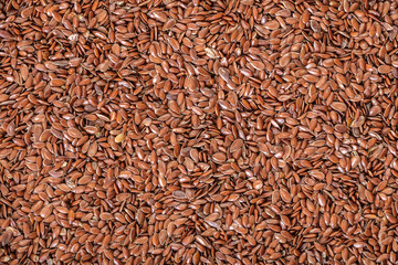 flax seed texture closeup
