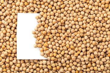 texture of raw chickpeas