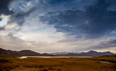 Angry sky, Colorado River, Arizona