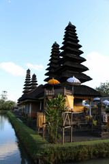 Around Pura Ayun Temple and garden complex in Bali.