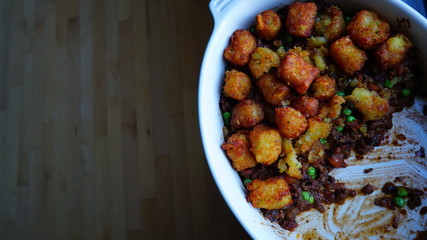 Tater Tots Shepherds Pie