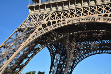 Fototapeta na wymiar Tour Eiffel à Paris, France