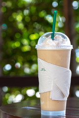 Espresso frappe coffee