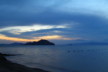 Obraz premium A small seaside town Turgutreis