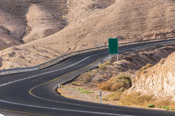 highways passing through the desert