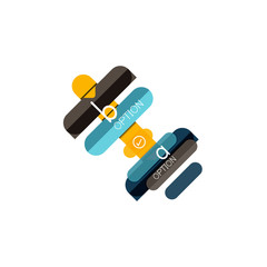 Abstract lines geometric infographic layoutAbstract lines geometric infographic layout, data visualization design, option step by step schedule, web box