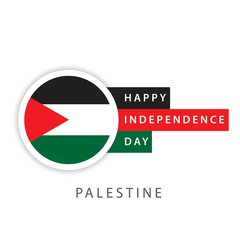 Happy Palestine Independence Day Vector Template Design Illustrator