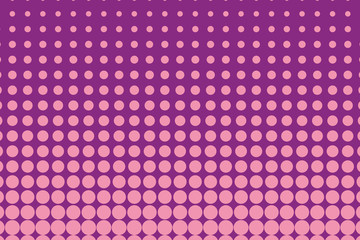 Halftone background. Digital gradient. Dotted pattern Pink color