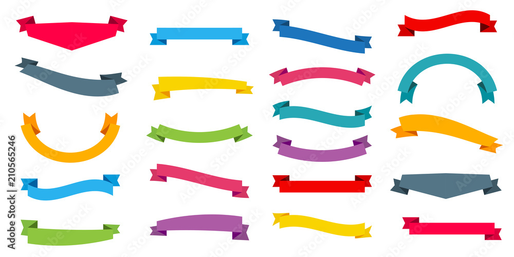 Wall mural creative vector illustration of representing label stickers banners tag set collection isolated on t