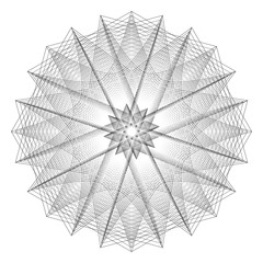 Fototapeta premium Geometry minimalistic artwork poster with simple shape and figure