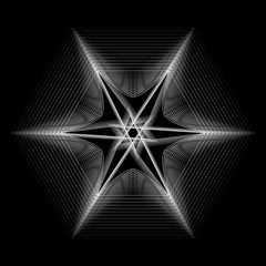 Geometry minimalistic artwork poster with simple shape and figure