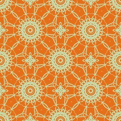 Line pattern on color background. Seamless geometric pattern. Vector illustration. For design, wallpaper, fashion, print.