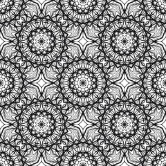 Seamless decorative geometric modern pattern. vector color illustration.