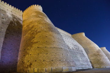 Ark survival evolved fortress. Historical Ark fortess in Bukhara city, Uzbekistan.