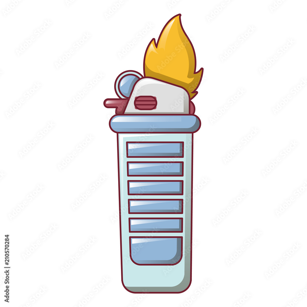 Poster lighter icon. cartoon of lighter vector icon for web design isolated on white background