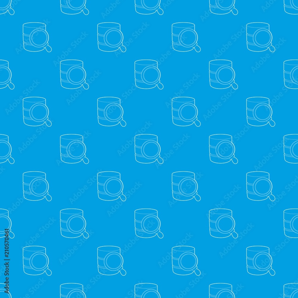 Poster searching database pattern vector seamless blue repeat for any use