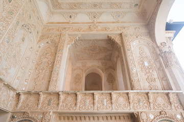 Obraz premium Tabatabaei historical house in Kashan, Iran. It was built in the early 1880s for the affluent Tabatabaei family.