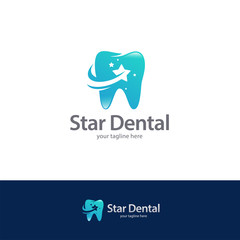 Dental Star Logo Design Template