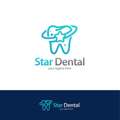 Dental Star Logo Design Template