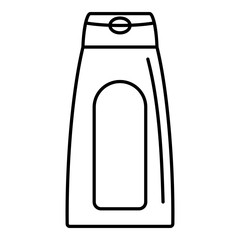 Aloe tube cream icon. Outline illustration of aloe tube cream vector icon for web design isolated on white background