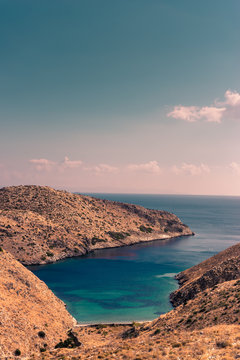 Greek Coastline On Peloponnese, Mani Peninsula