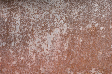 The Texture Of The Old Rusty Metal Plate.