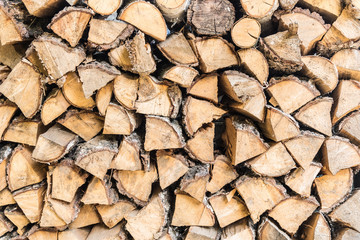  Accurately stacked firewood