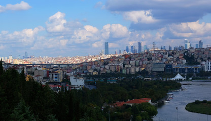 Panoramic view of Golden Horn