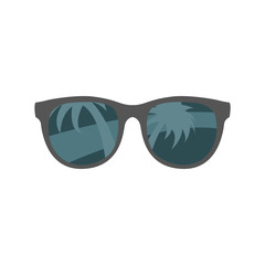 Sunglasses icon simple flat vector illustration