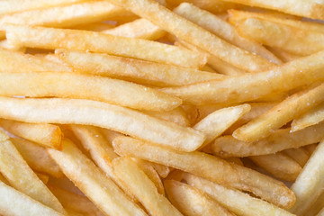 french fries background close up shot