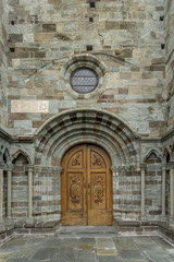 Fototapeta na wymiar The Church door of the The Sacra di San Michele