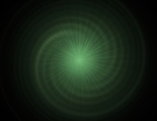 fractal radial pattern on the subject of science, technology and design