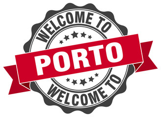 Porto round ribbon seal