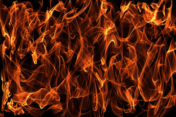 Burning fire background illustration