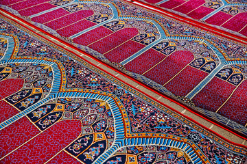 Mosque prayer carpets