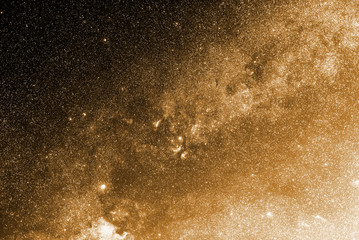 Sadr - Cygnus Region Of The Milky Way Galaxy With Dense Star Clusters And Nebula