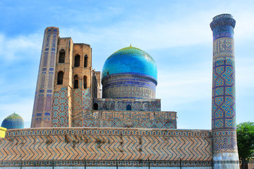 Bibi-Khanym Mosque in Samarkand, Uzbekistan
 - obrazy, fototapety, plakaty