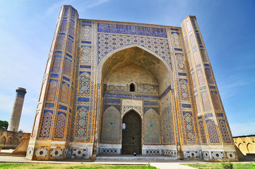 Bibi-Khanym Mosque in Samarkand, Uzbekistan
 - obrazy, fototapety, plakaty
